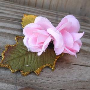 Flower Hair Accessory - Bobby Pin Hair Piece With..